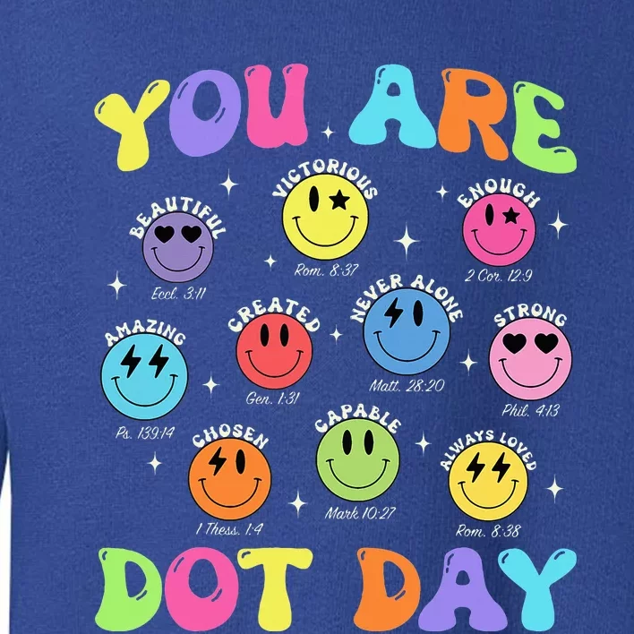 Happy Dot Day Toddler Sweatshirt