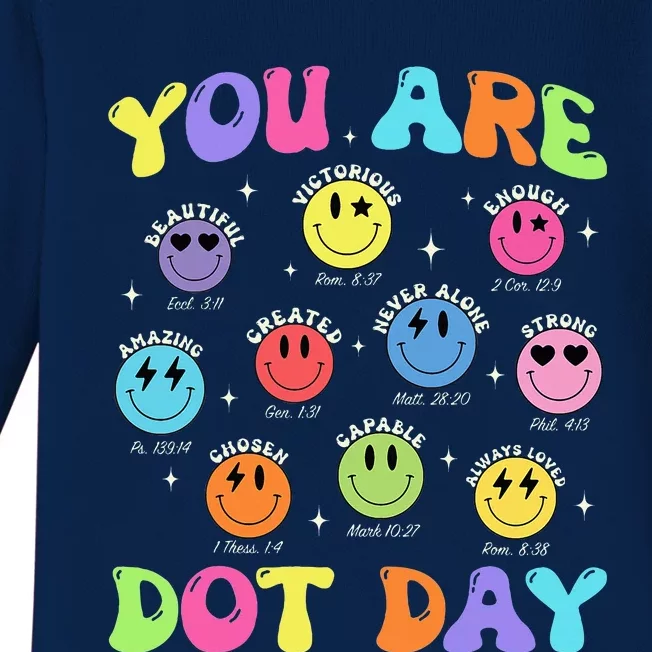 Happy Dot Day Baby Long Sleeve Bodysuit