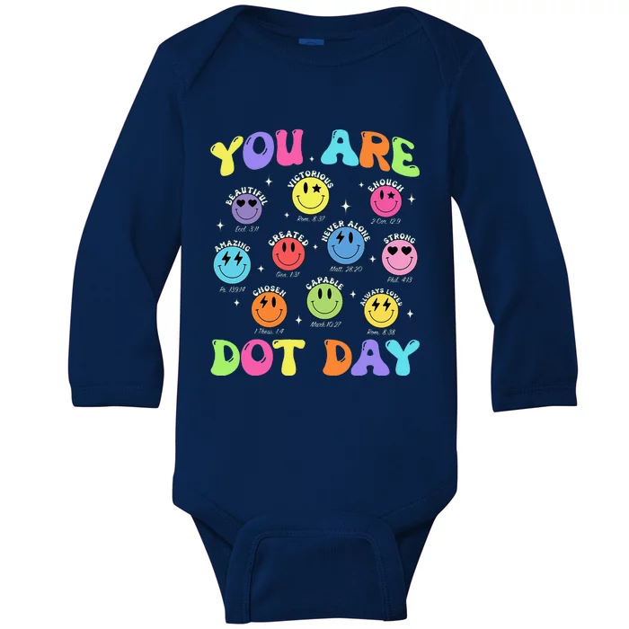 Happy Dot Day Baby Long Sleeve Bodysuit