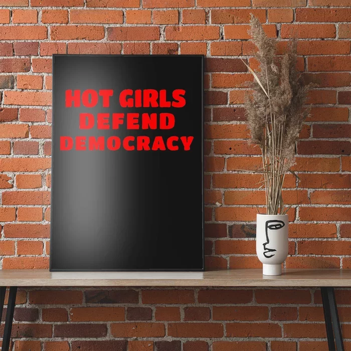 Hot Defend Democracy Poster