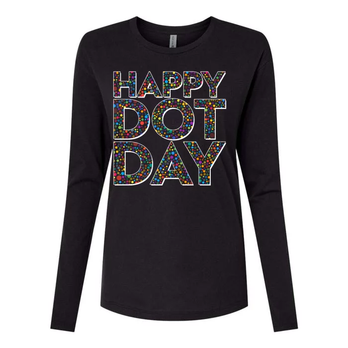 Happy Dot Day International Dot Day Womens Cotton Relaxed Long Sleeve T-Shirt