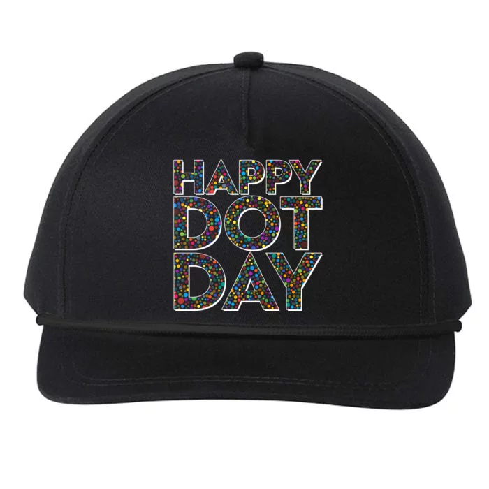 Happy Dot Day International Dot Day Snapback Five-Panel Rope Hat