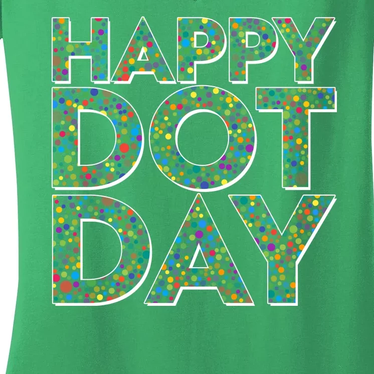 Happy Dot Day International Dot Day Women's V-Neck T-Shirt