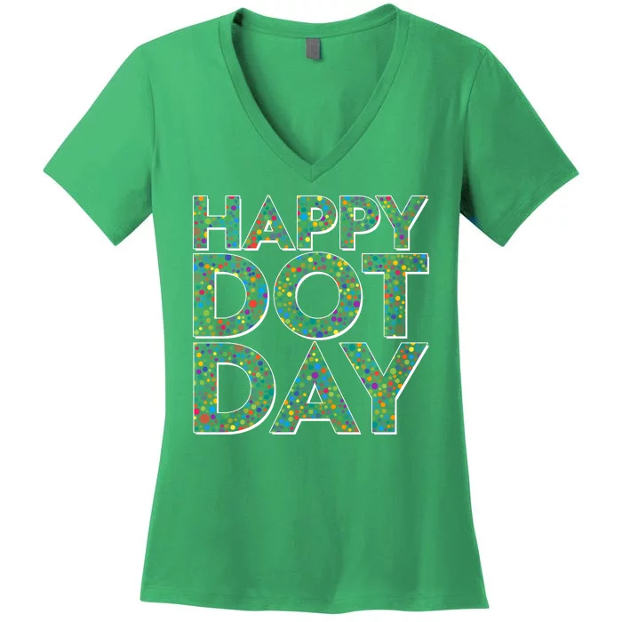 Happy Dot Day International Dot Day Women's V-Neck T-Shirt