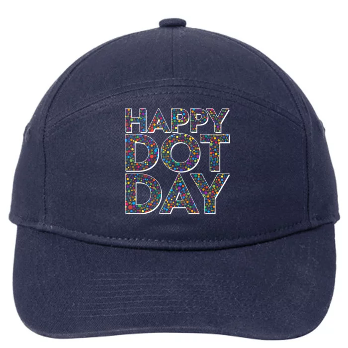 Happy Dot Day International Dot Day 7-Panel Snapback Hat