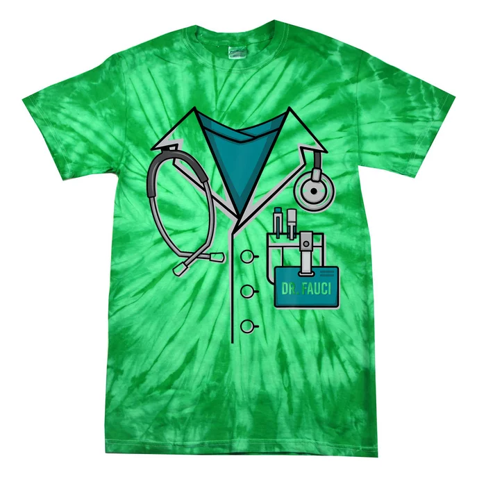 Halloween Diy Doctor Fauci Costume Tie-Dye T-Shirt