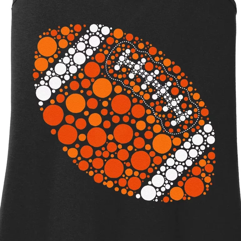 Happy Dot Day 2024 Polka Dot Football Ball Lover Gift Ladies Essential Tank