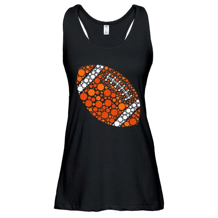 Happy Dot Day 2024 Polka Dot Football Ball Lover Gift Ladies Essential Flowy Tank