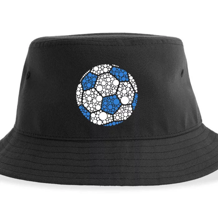 Happy Dot Day 2024 Polka Dot Soccer Ball Lover Sustainable Bucket Hat