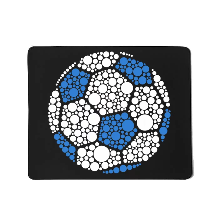 Happy Dot Day 2024 Polka Dot Soccer Ball Lover Mousepad