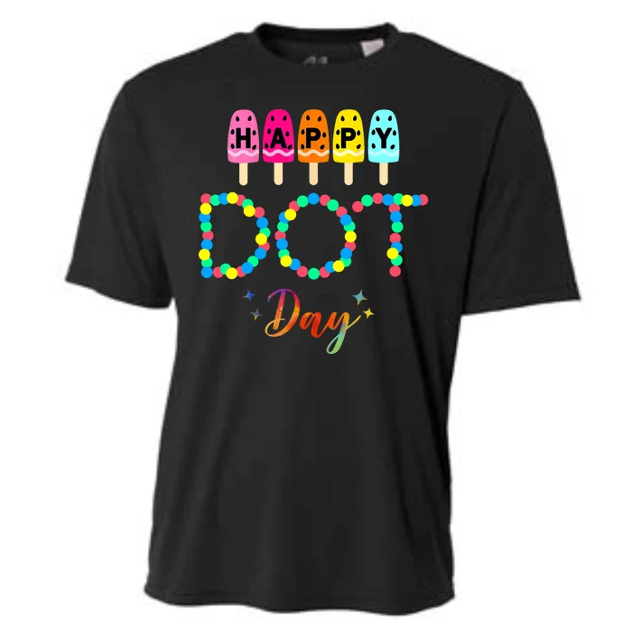 Happy Dot Day Colorful Cooling Performance Crew T-Shirt