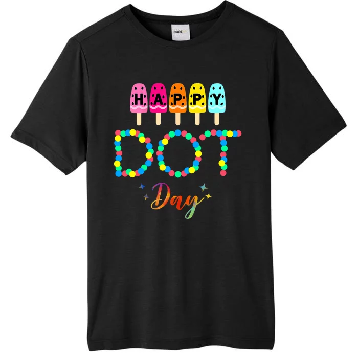 Happy Dot Day Colorful ChromaSoft Performance T-Shirt