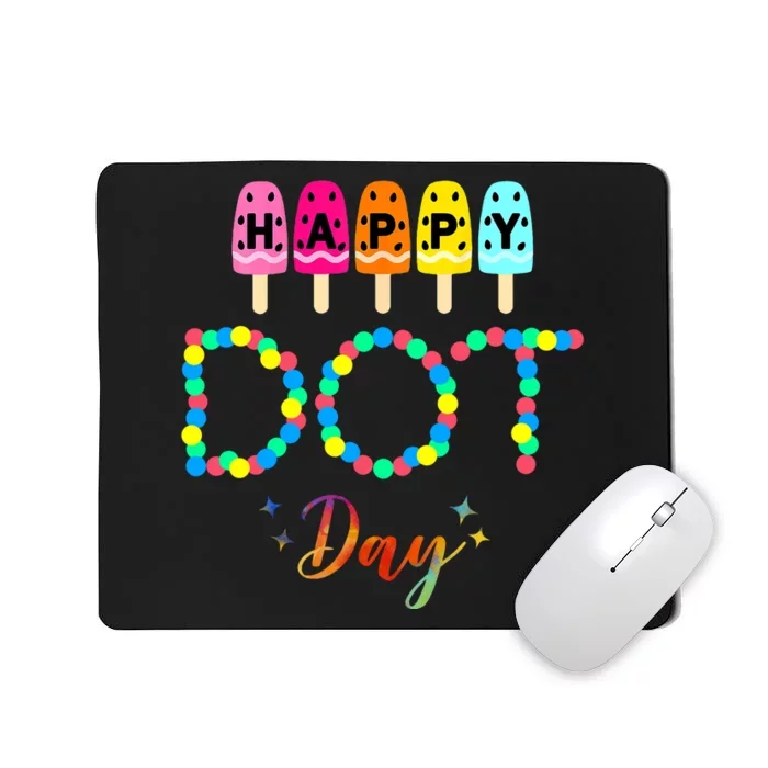 Happy Dot Day Colorful Mousepad