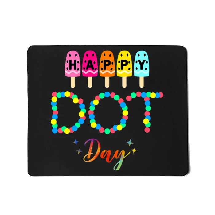 Happy Dot Day Colorful Mousepad