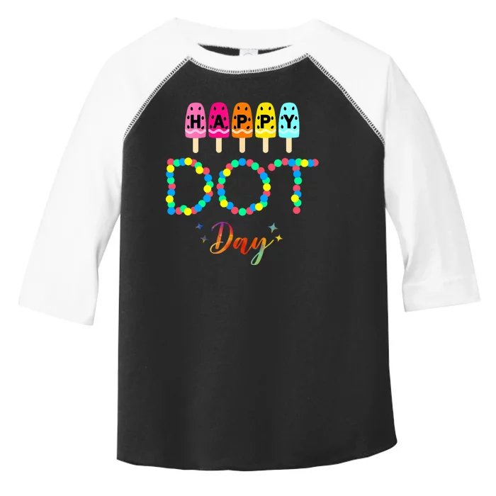 Happy Dot Day Colorful Toddler Fine Jersey T-Shirt