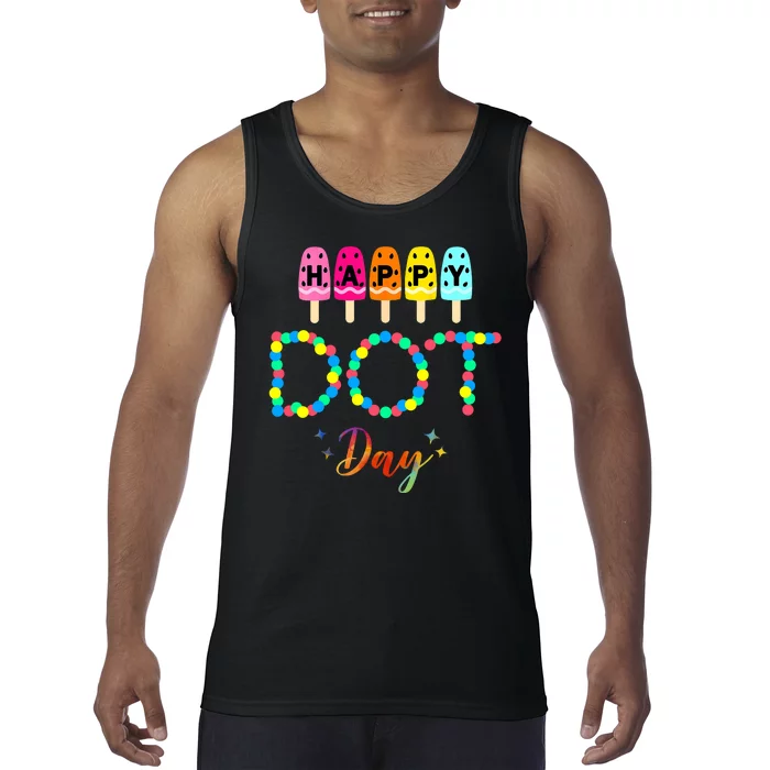 Happy Dot Day Colorful Tank Top