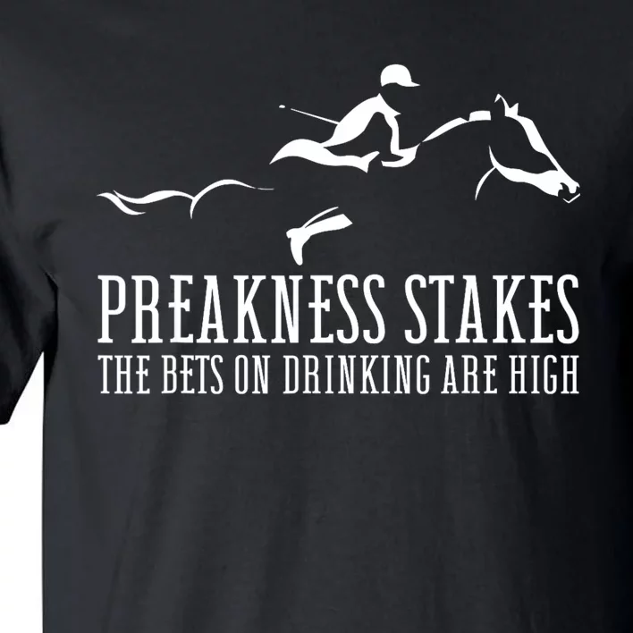 Horse Derby Day Preakness Stakes Horse Racing Tall T-Shirt