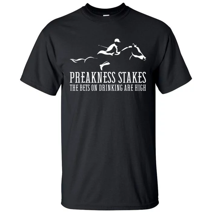 Horse Derby Day Preakness Stakes Horse Racing Tall T-Shirt