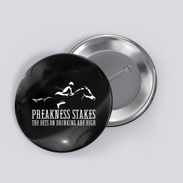 Horse Derby Day Preakness Stakes Horse Racing Button