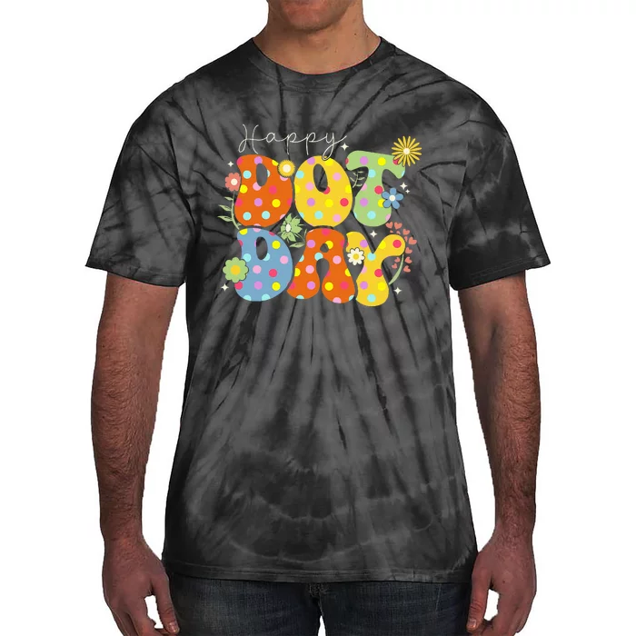 Happy Dot Day Colorful Cute Polka Dot Tie-Dye T-Shirt