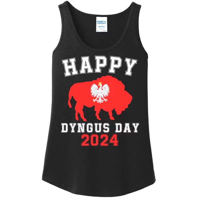 Happy Dyngus Day 2024 Polska Polish White Eagle Dyngus Day Ladies Essential Tank