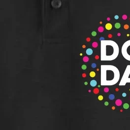 Happy Dot Day 2024 September 15th Polka Dot Dry Zone Grid Performance Polo