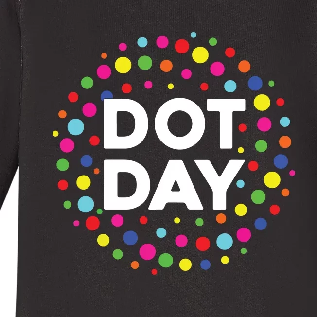 Happy Dot Day 2024 September 15th Polka Dot Baby Long Sleeve Bodysuit