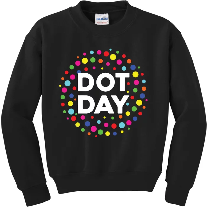 Happy Dot Day 2024 September 15th Polka Dot Kids Sweatshirt