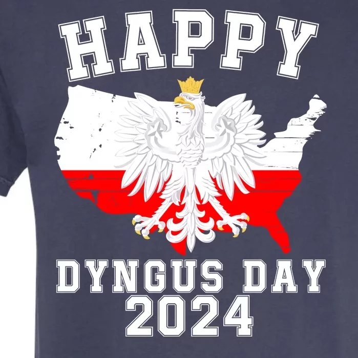 Happy Dyngus Day 2024 Polska Polish White Eagle Dyngus Day Polish Eagle Garment-Dyed Heavyweight T-Shirt