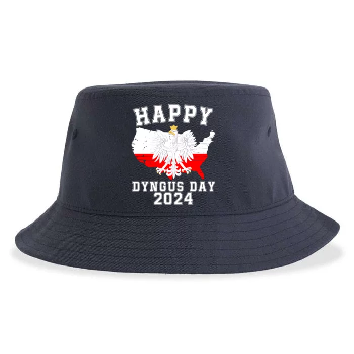 Happy Dyngus Day 2024 Polska Polish White Eagle Dyngus Day Polish Eagle Sustainable Bucket Hat