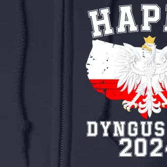 Happy Dyngus Day 2024 Polska Polish White Eagle Dyngus Day Polish Eagle Full Zip Hoodie