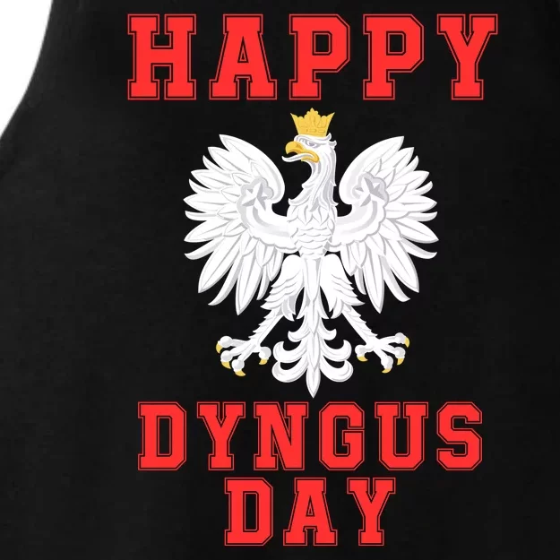 Happy Dyngus Day 2024 Dyngus Day Polska Polish White Eagle Polish Eagle Ladies Tri-Blend Wicking Tank