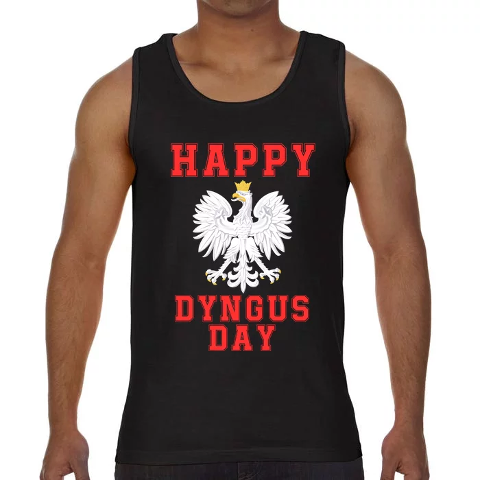 Happy Dyngus Day 2024 Dyngus Day Polska Polish White Eagle Polish Eagle Comfort Colors® Tank Top