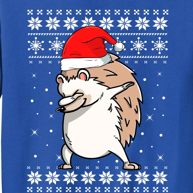 Hedgehog Dabbing Dance Ugly Sweater Christmas Pajamas Gift Tall Sweatshirt