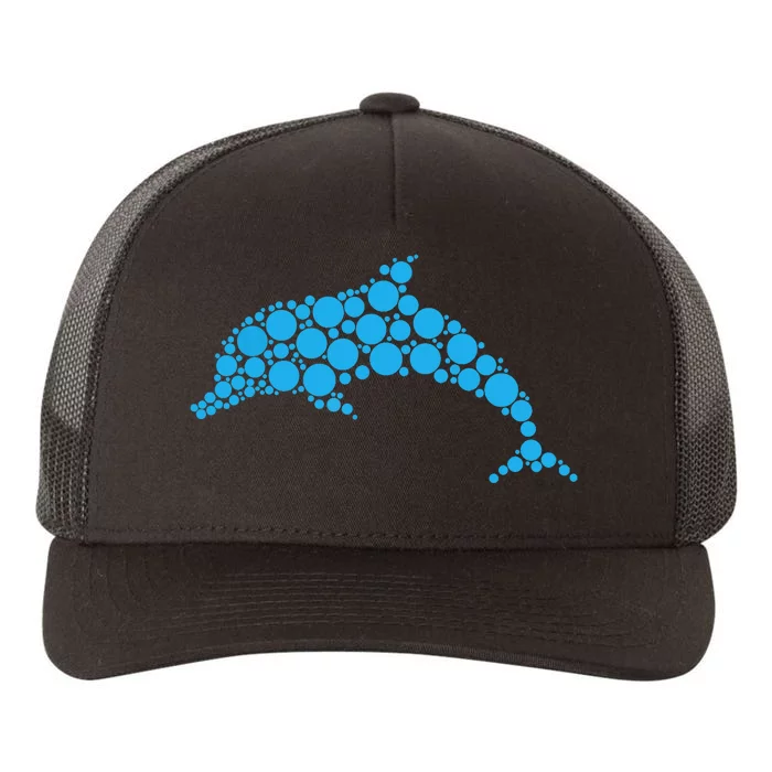 Happy Dot Day Cute Dot Dolphin For Man Woman Yupoong Adult 5-Panel Trucker Hat