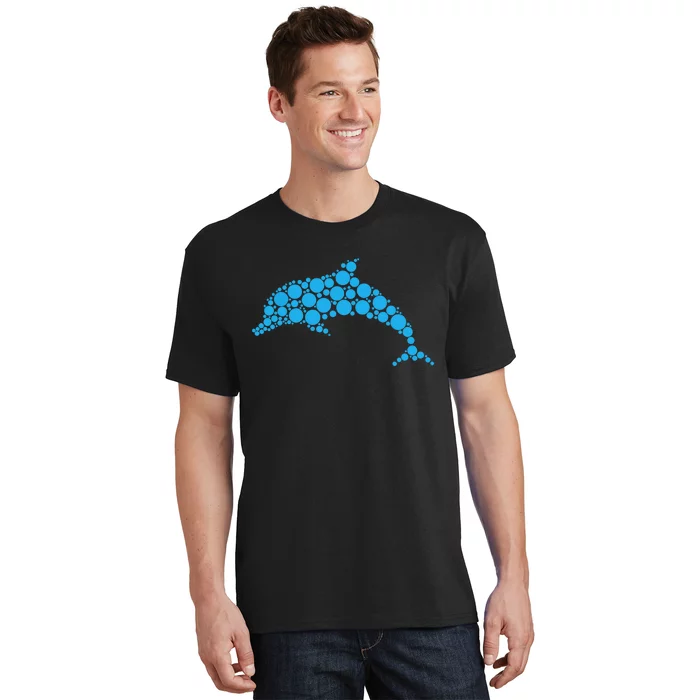 Happy Dot Day Cute Dot Dolphin For Man Woman T-Shirt