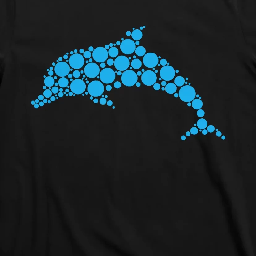 Happy Dot Day Cute Dot Dolphin For Man Woman T-Shirt