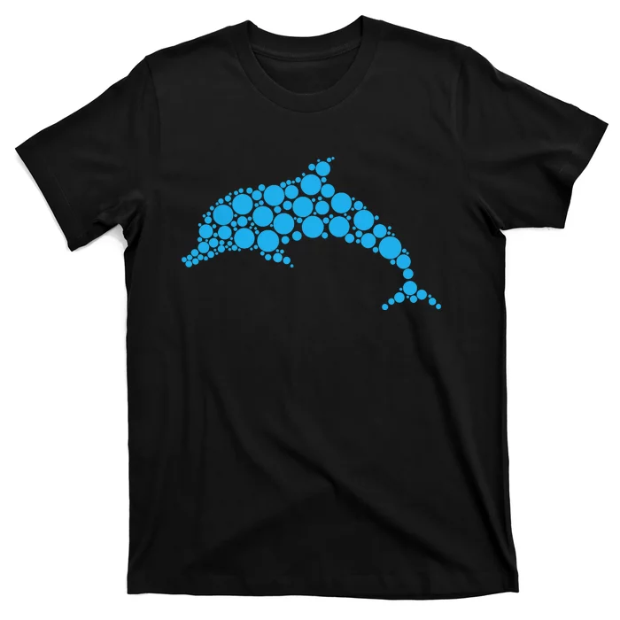 Happy Dot Day Cute Dot Dolphin For Man Woman T-Shirt