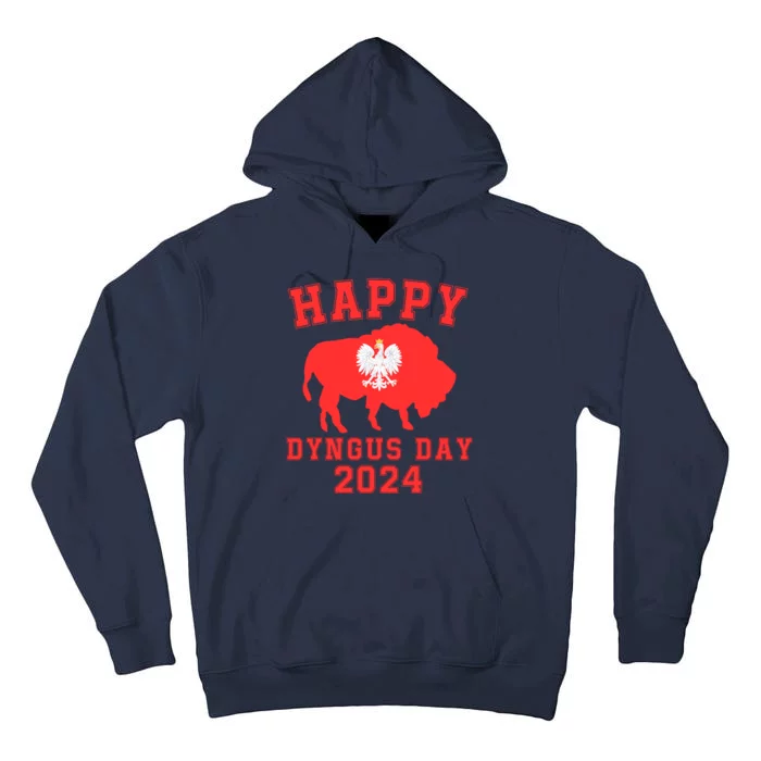 Happy Dyngus Day 2024 Polish Eagle Dyngus Day Polishamerican Polska White Eagle Tall Hoodie