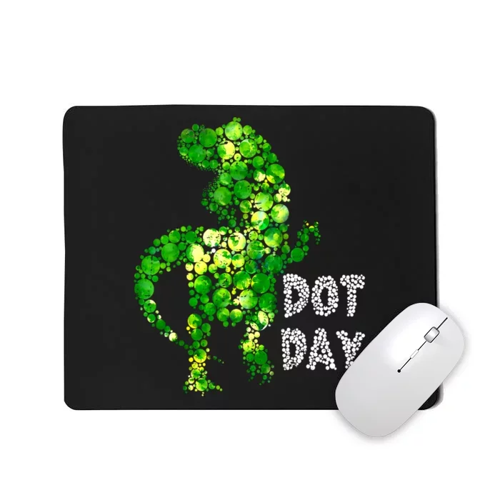 Happy Dot Day Cute Dinosaur T Rex Gift Mousepad