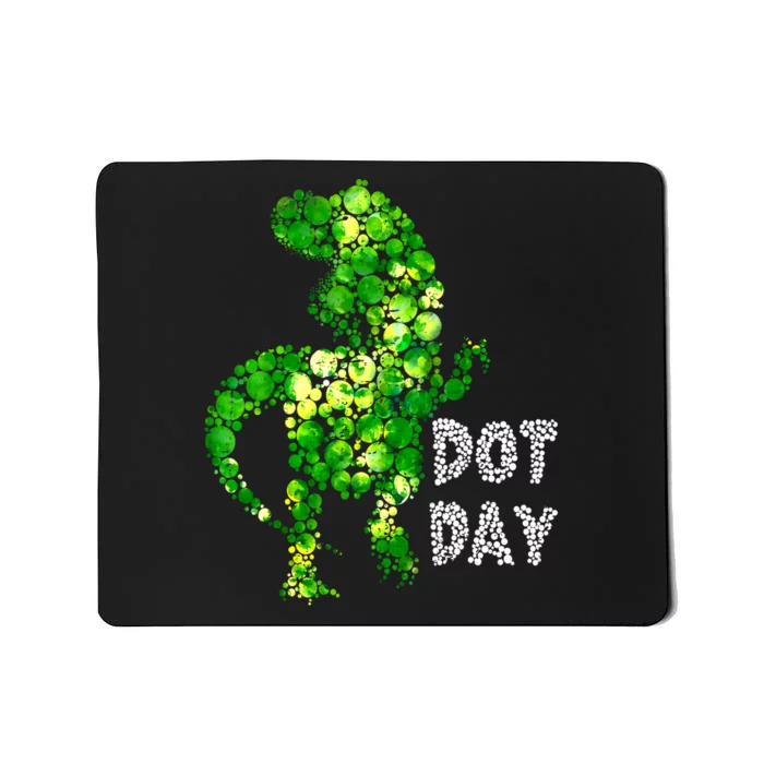 Happy Dot Day Cute Dinosaur T Rex Gift Mousepad