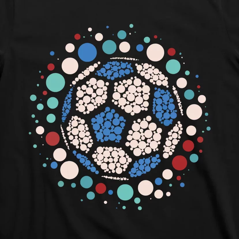 Happy Dot Day Soccer Ball Lover Polka Dot T-Shirt