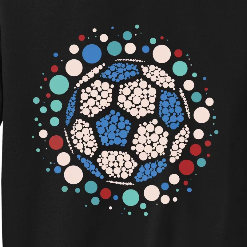 Happy Dot Day Soccer Ball Lover Polka Dot Tall Sweatshirt