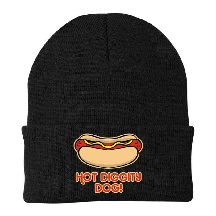 Hot Dog Design For Men And Women Hot Diggity Dog Knit Cap Winter Beanie