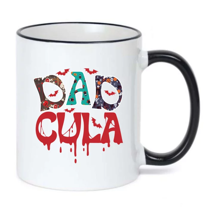 Halloween Dad Dracula Dadcula Gift Black Color Changing Mug