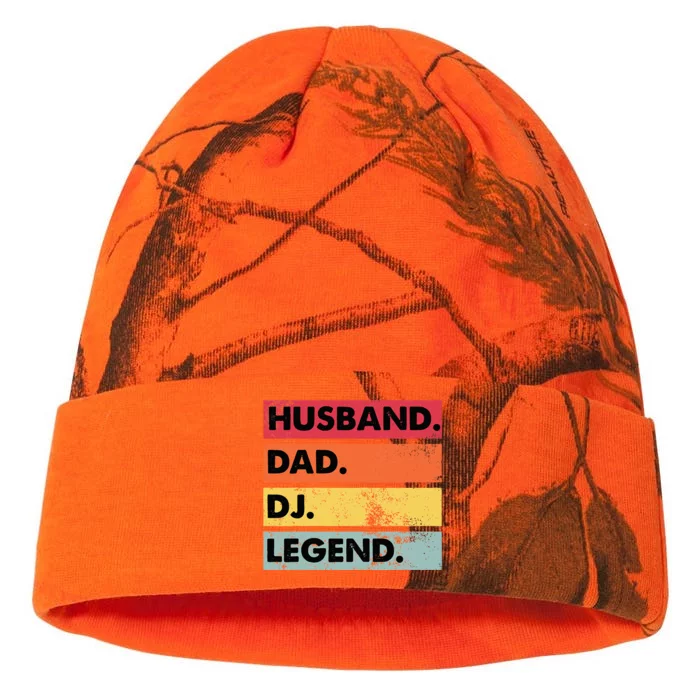 Husband Dad DJ Legend Funny DJ Disc Jockey Music Player Kati - 12in Camo Beanie