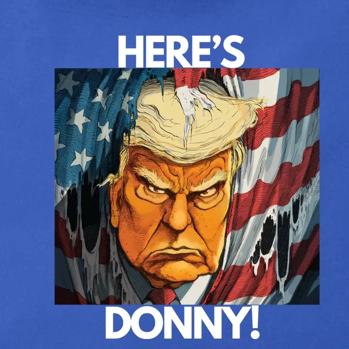 Heres Donny! Donald Trump The Shining Zip Tote Bag