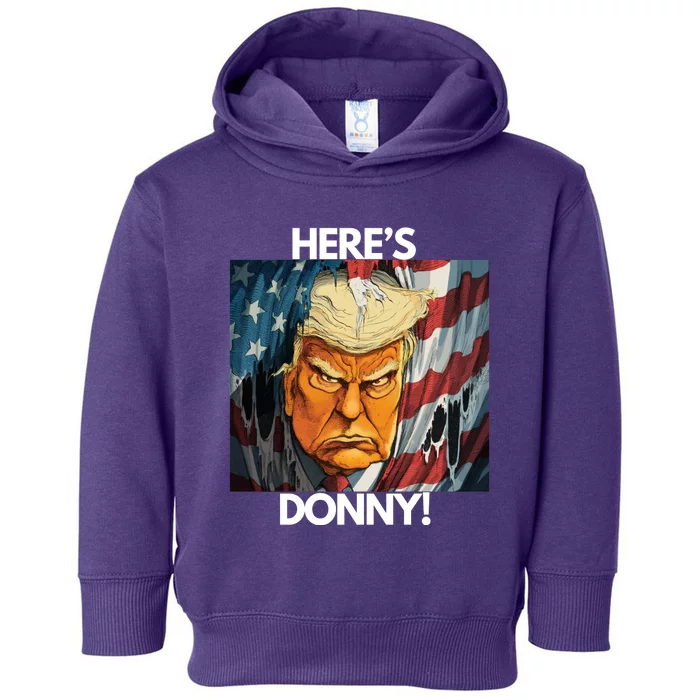 Heres Donny! Donald Trump The Shining Toddler Hoodie