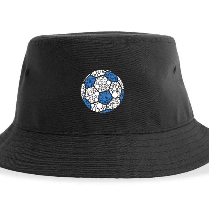 Happy Dot Day 2024 Polka Dot Soccer Ball Lover Sustainable Bucket Hat