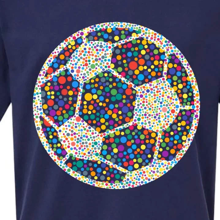 Happy Dot Day International Dot Day Polka Dot Soccer Futbol Ball Sueded Cloud Jersey T-Shirt